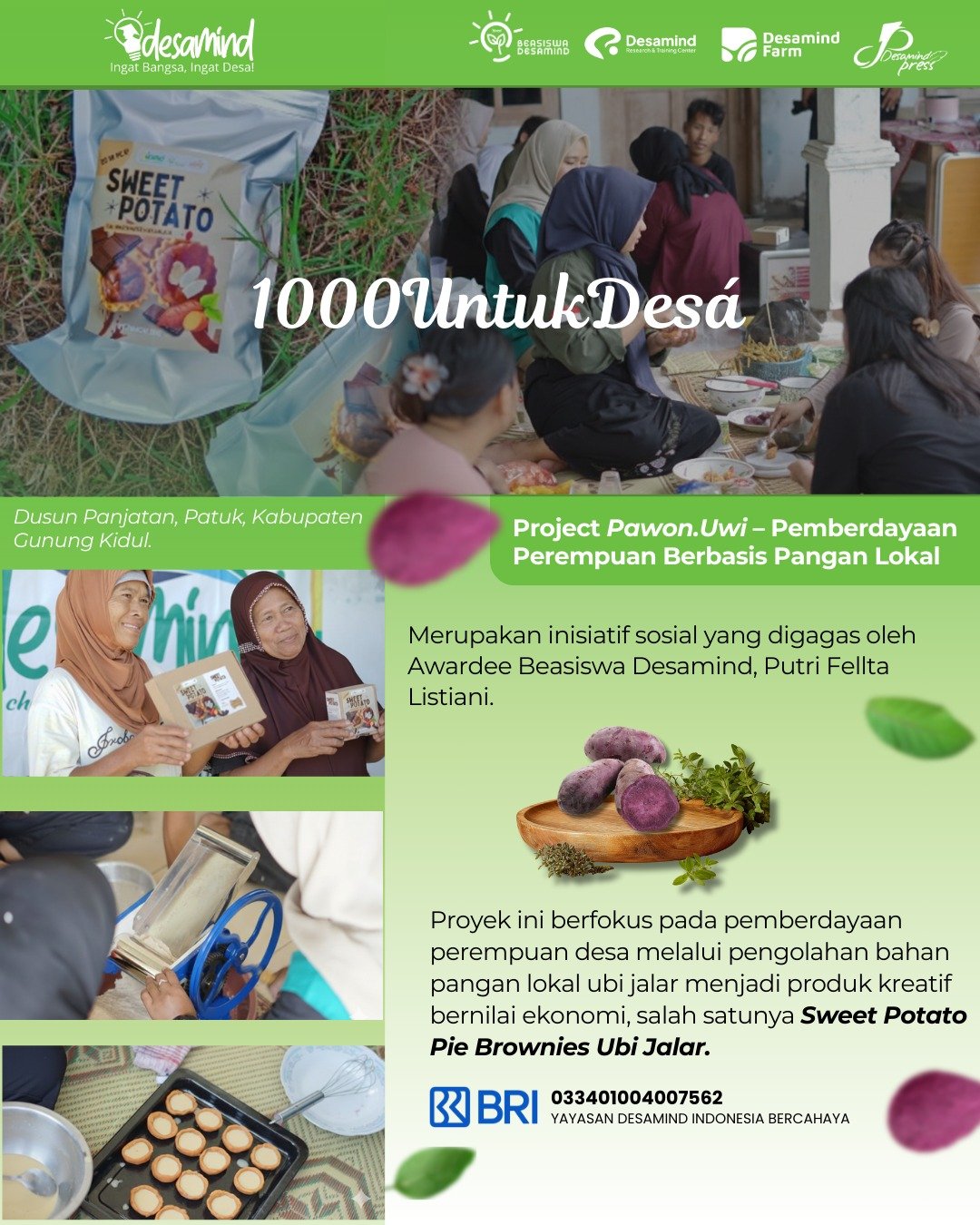 1000UntukDesa - Pawon Uwi Gunkid 1000UntukDesa - Pawon Uwi Gunkid