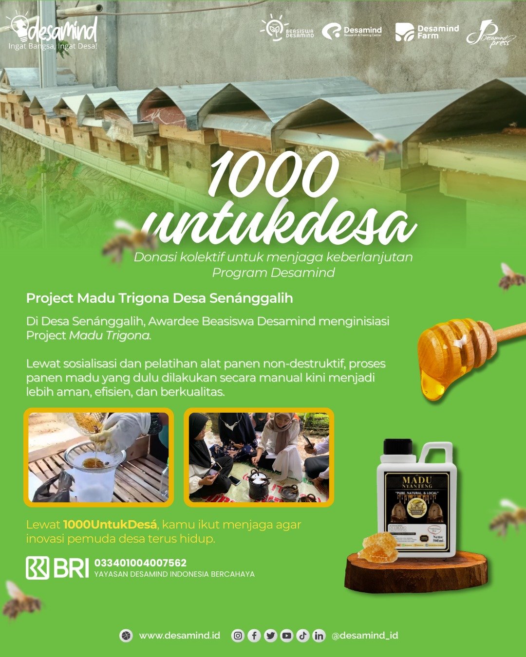 1000UntukDesa - Trigona Madu 1000UntukDesa - Trigona Madu
